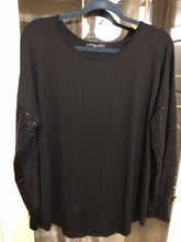 Load image into Gallery viewer, Sparkle Sequin Bubble Sleeve Top