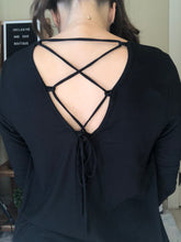 Load image into Gallery viewer, Criss-cross Tie Back, 3/4 Sleeves