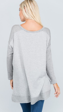 Load image into Gallery viewer, Oatmeal Tunic with Side Slits (Available in:  Oatmeal)