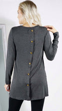 Load image into Gallery viewer, Popular Tunic with Front Pockets and Back Buttons (Available in 3 colors!)