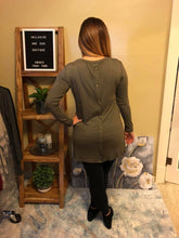 Load image into Gallery viewer, Popular Tunic with Front Pockets and Back Buttons (Available in 3 colors!)