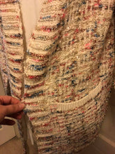 Load image into Gallery viewer, Multi-Colored/Cream, Sparkly and Thick Cardigan